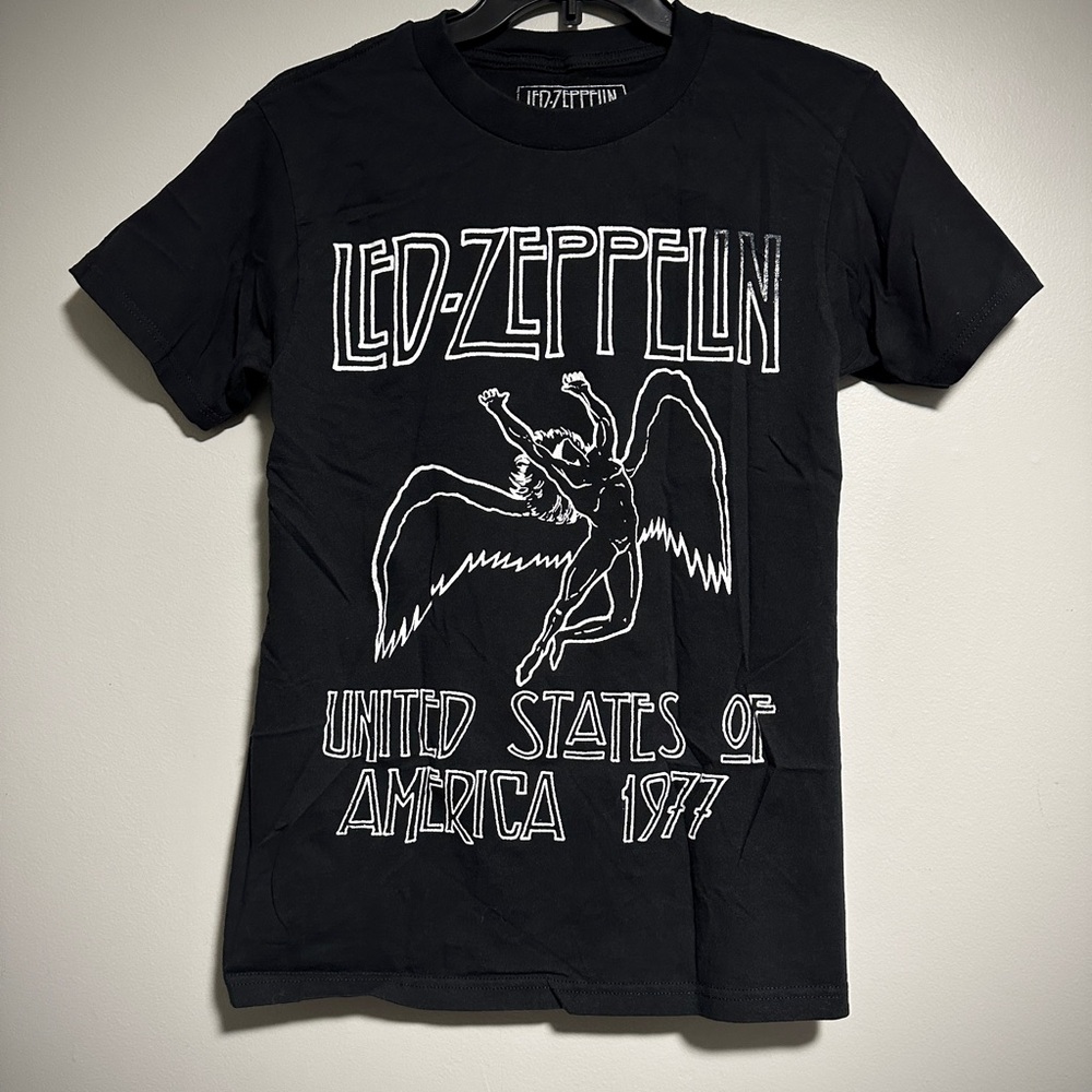 Led Zeppelin Black Graphic Tee